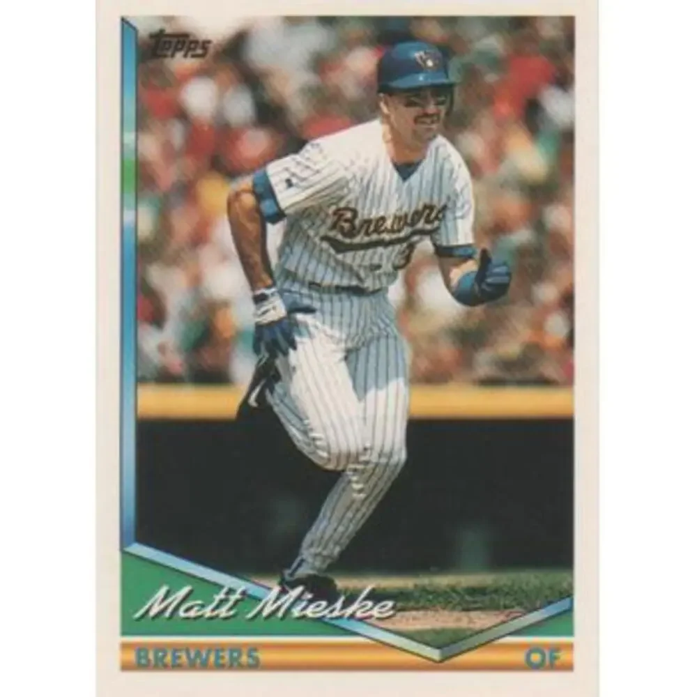 1994 Topps Matt Mieske # 339 Milwaukee Brewers